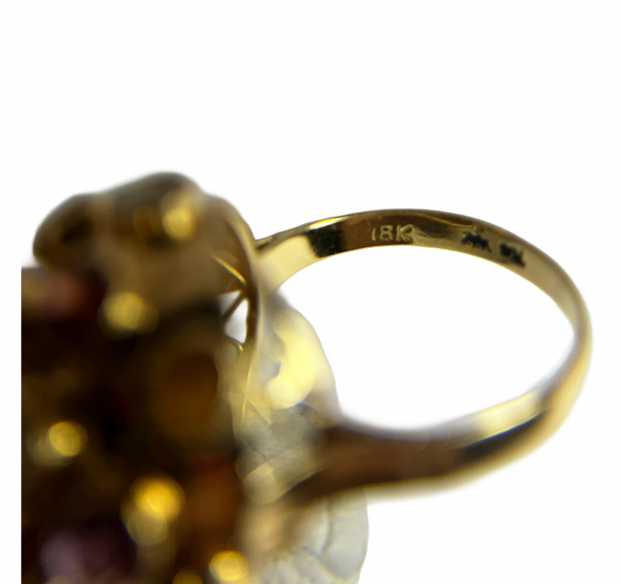 Gemstone Sputnik Ring