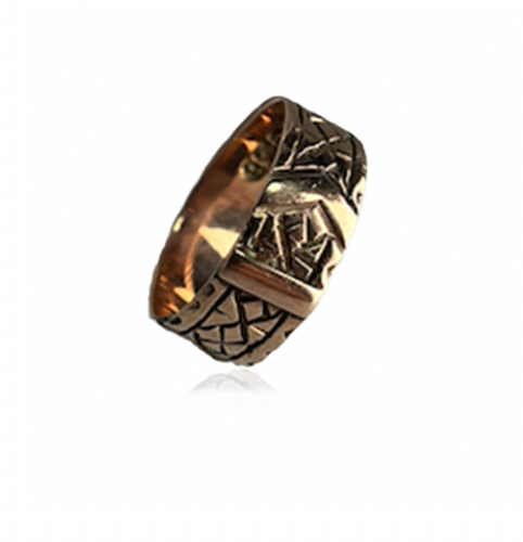 Gold Buckle Ring