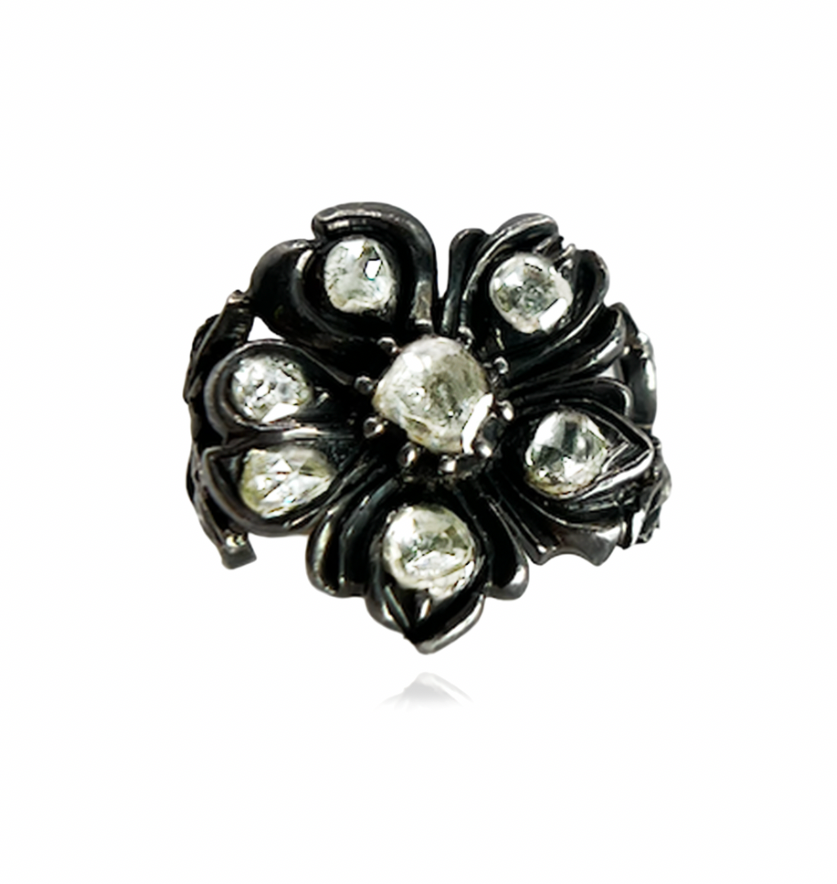 Edwardian Rose-Cut Diamond Ring