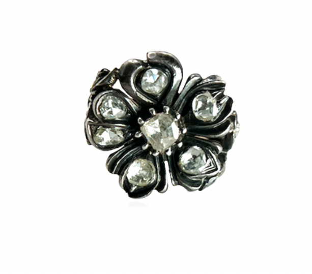 Edwardian Rose-Cut Diamond Ring