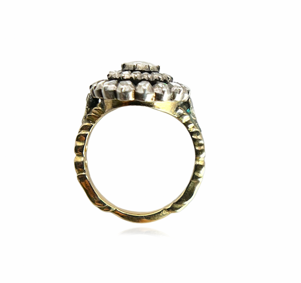 Rose Cut Diamond Ring