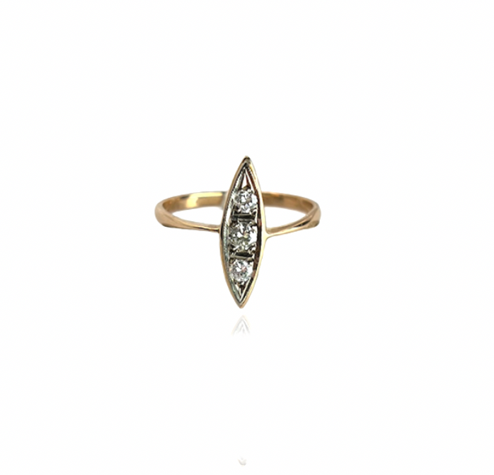 Diamond Navette Ring
