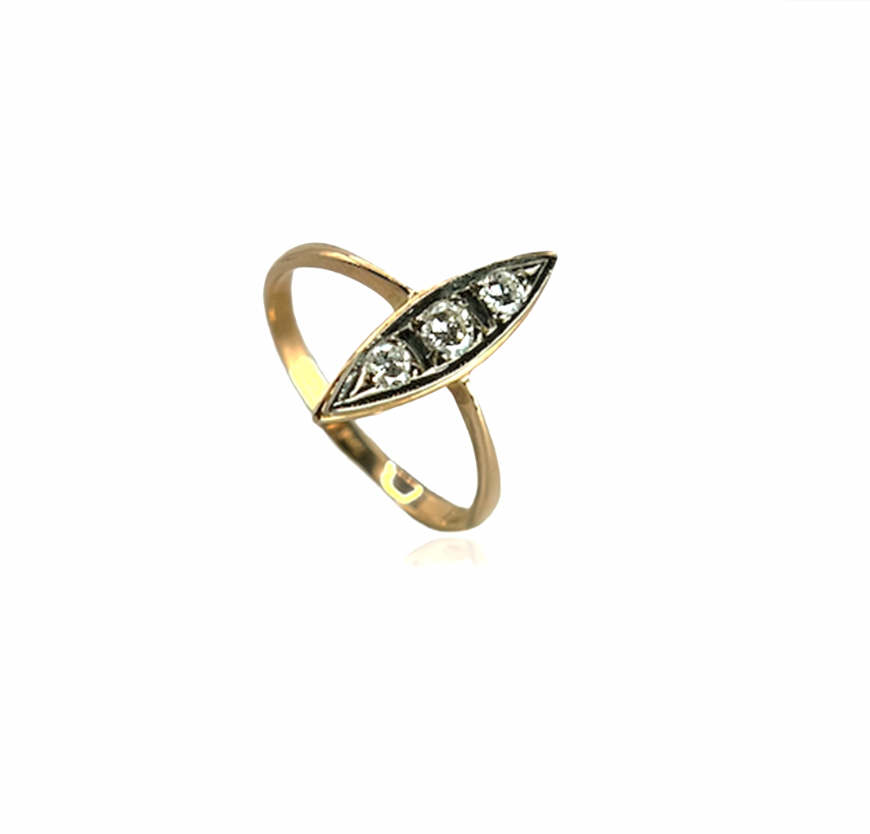 Diamond Navette Ring