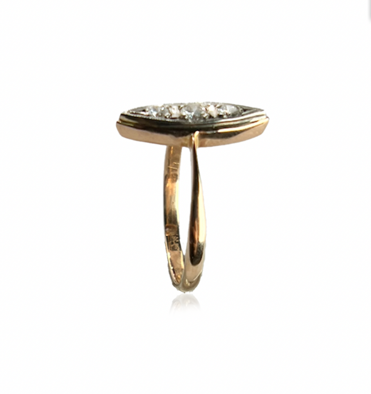 Diamond Navette Ring