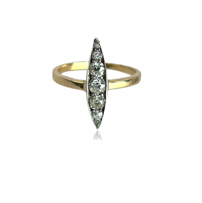 Diamond Navette Ring