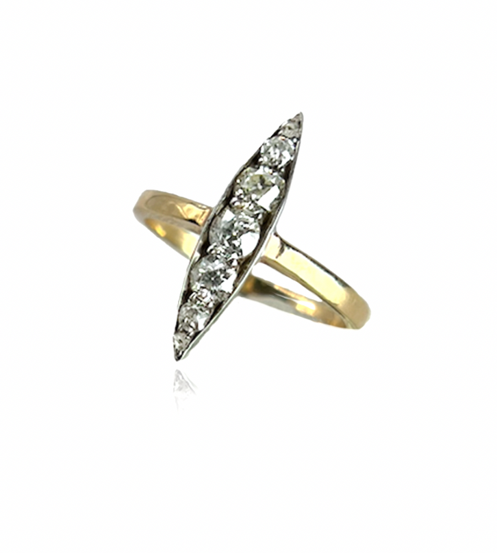 Diamond Navette Ring