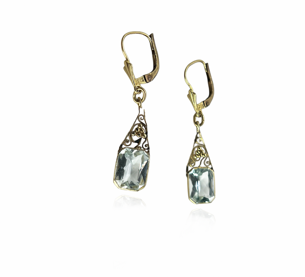 Aquamarine Drop Earrings