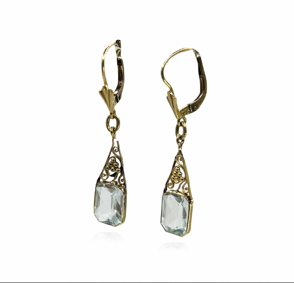 Aquamarine Drop Earrings
