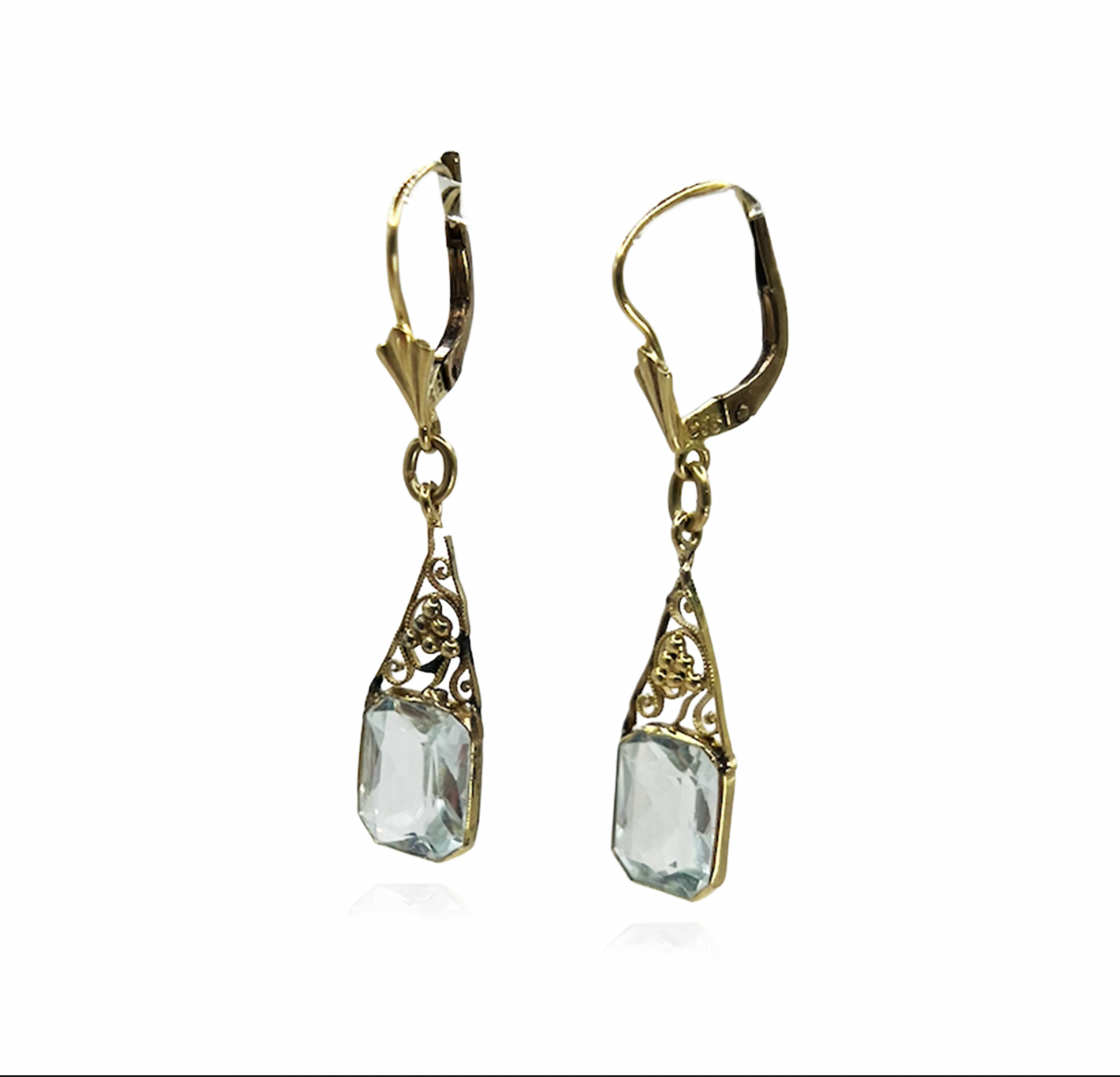 Aquamarine Drop Earrings