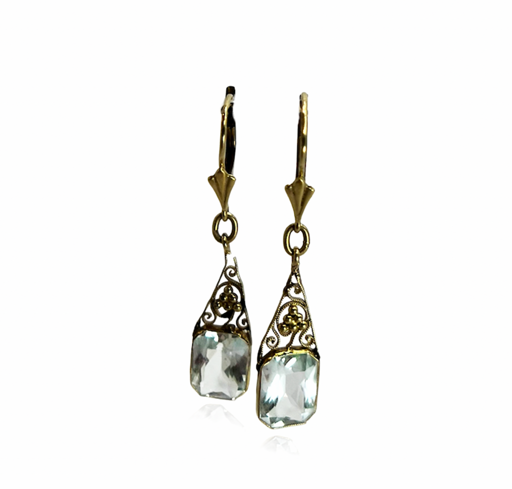 Aquamarine Drop Earrings