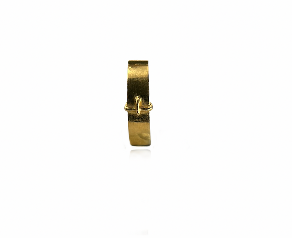 Gold Buckle Ring