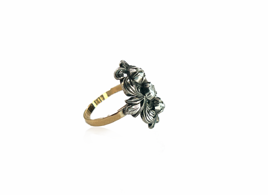 Danish Rose Cut Diamond Ring