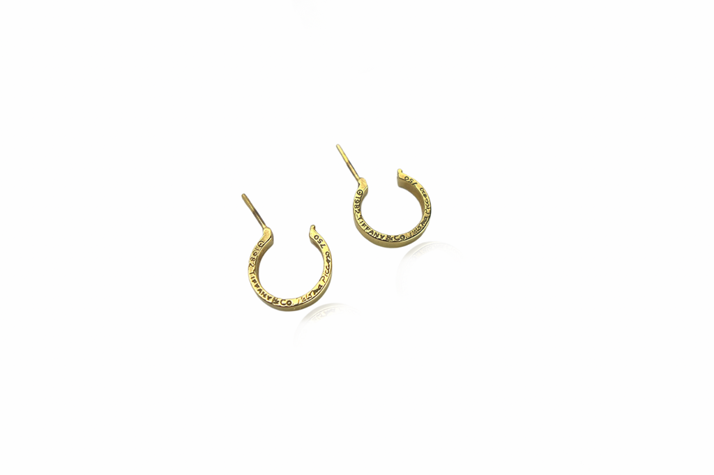 Tiffany & Co. Paloma Picasso Gold Triplet Hoop Earrings