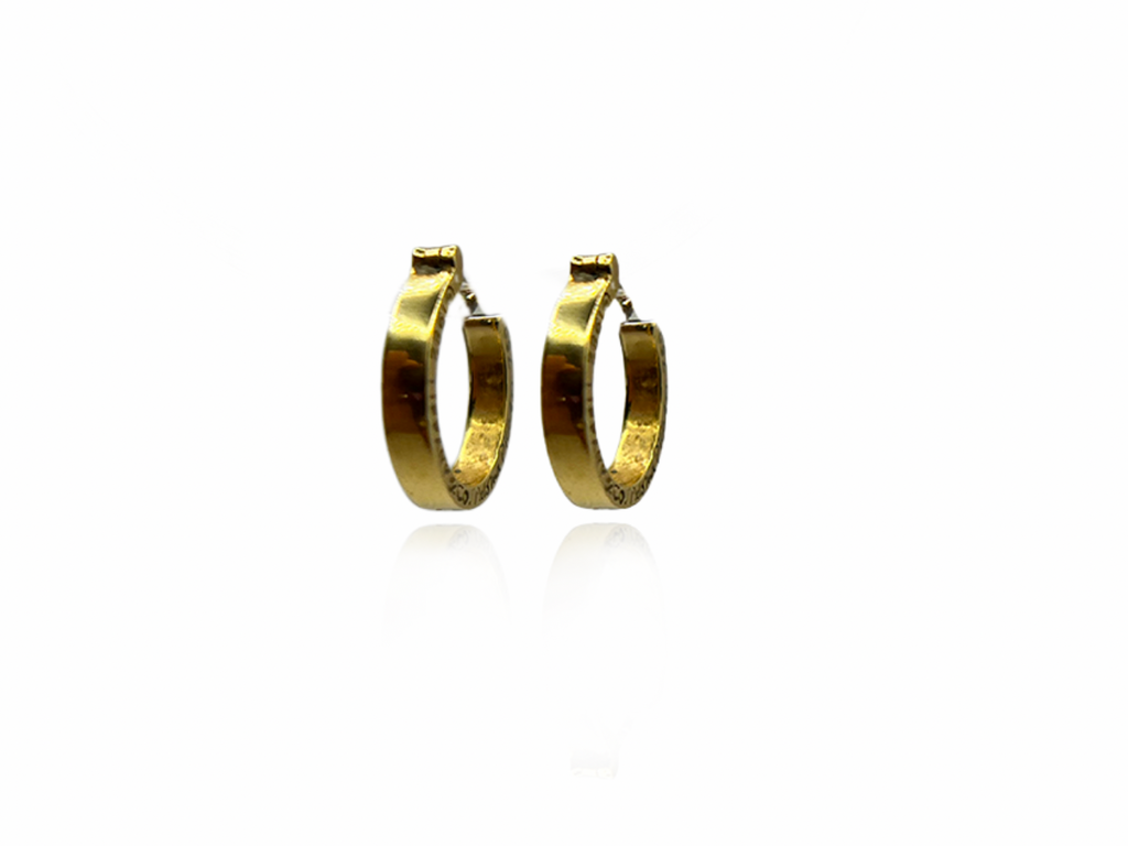 Tiffany & Co. Paloma Picasso Gold Triplet Hoop Earrings