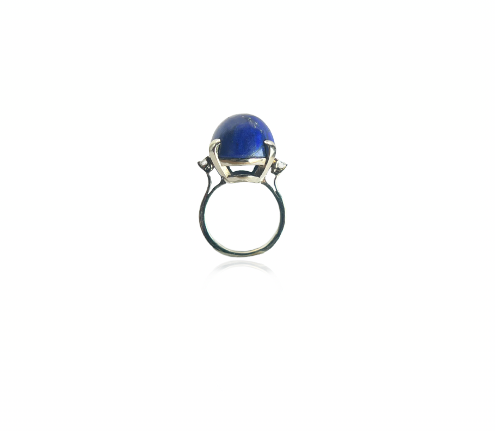Lapis and Diamond Ring
