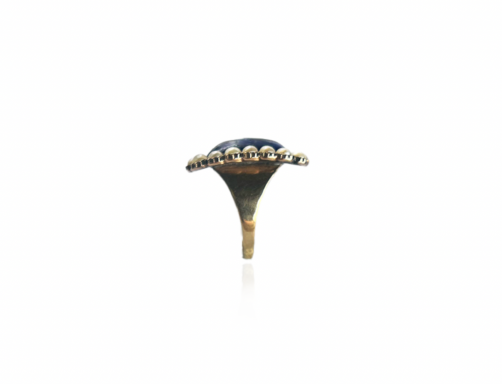 Lapis and Pearl Ring