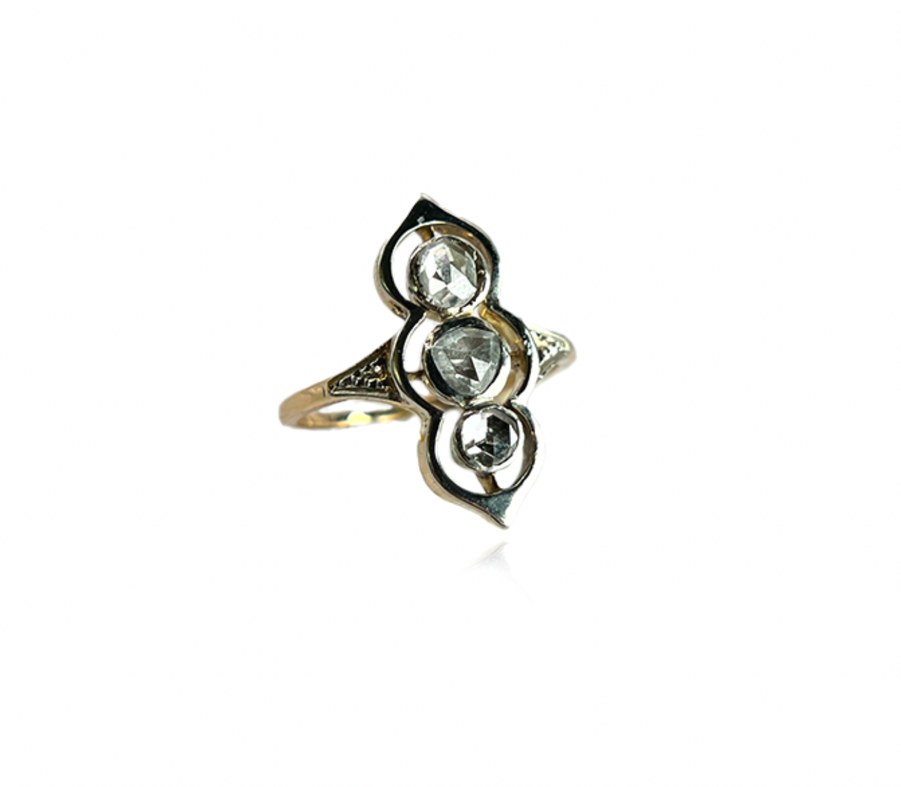 Rose Cut Diamond Ring