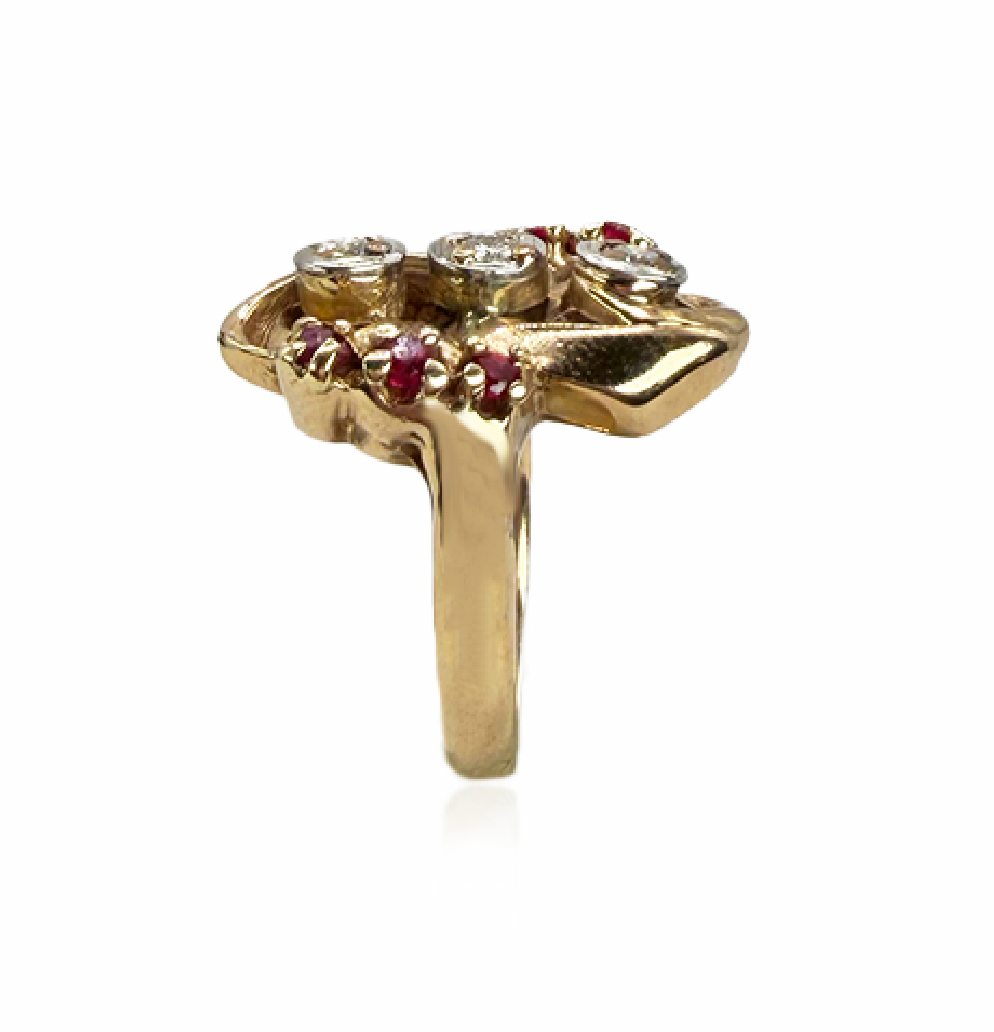 Diamond and Ruby Ring
