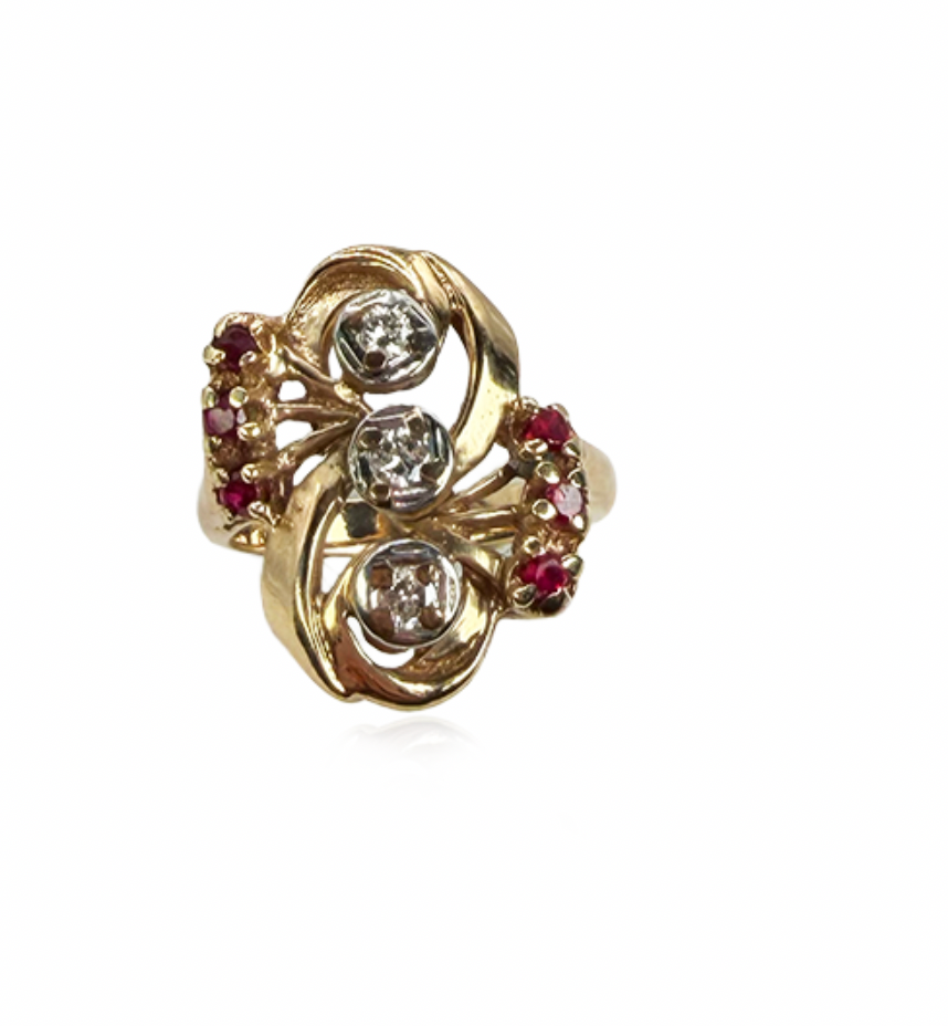 Diamond and Ruby Ring