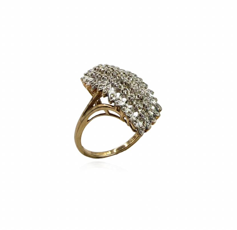Diamond Cluster Ring
