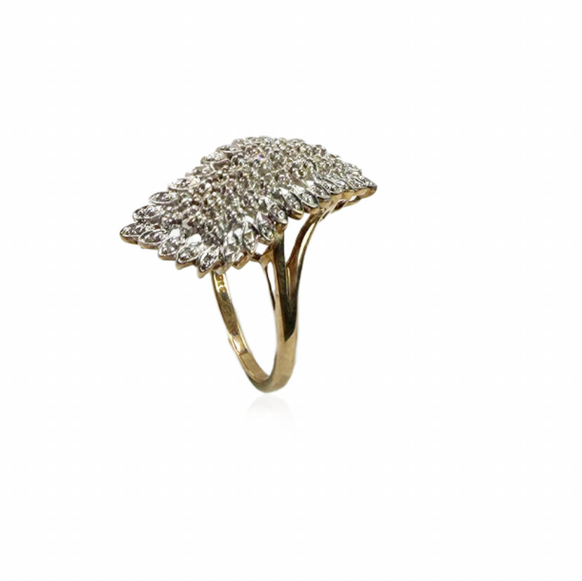 Diamond Cluster Ring