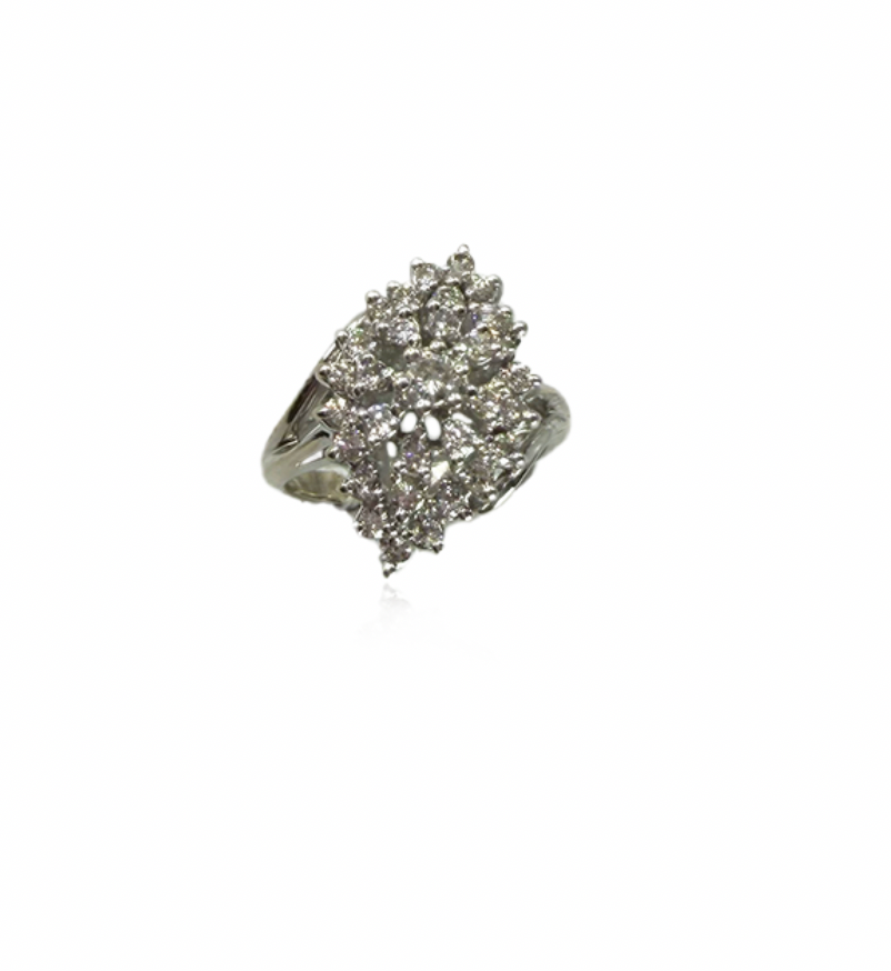 Diamond Cluster Cascade Ring