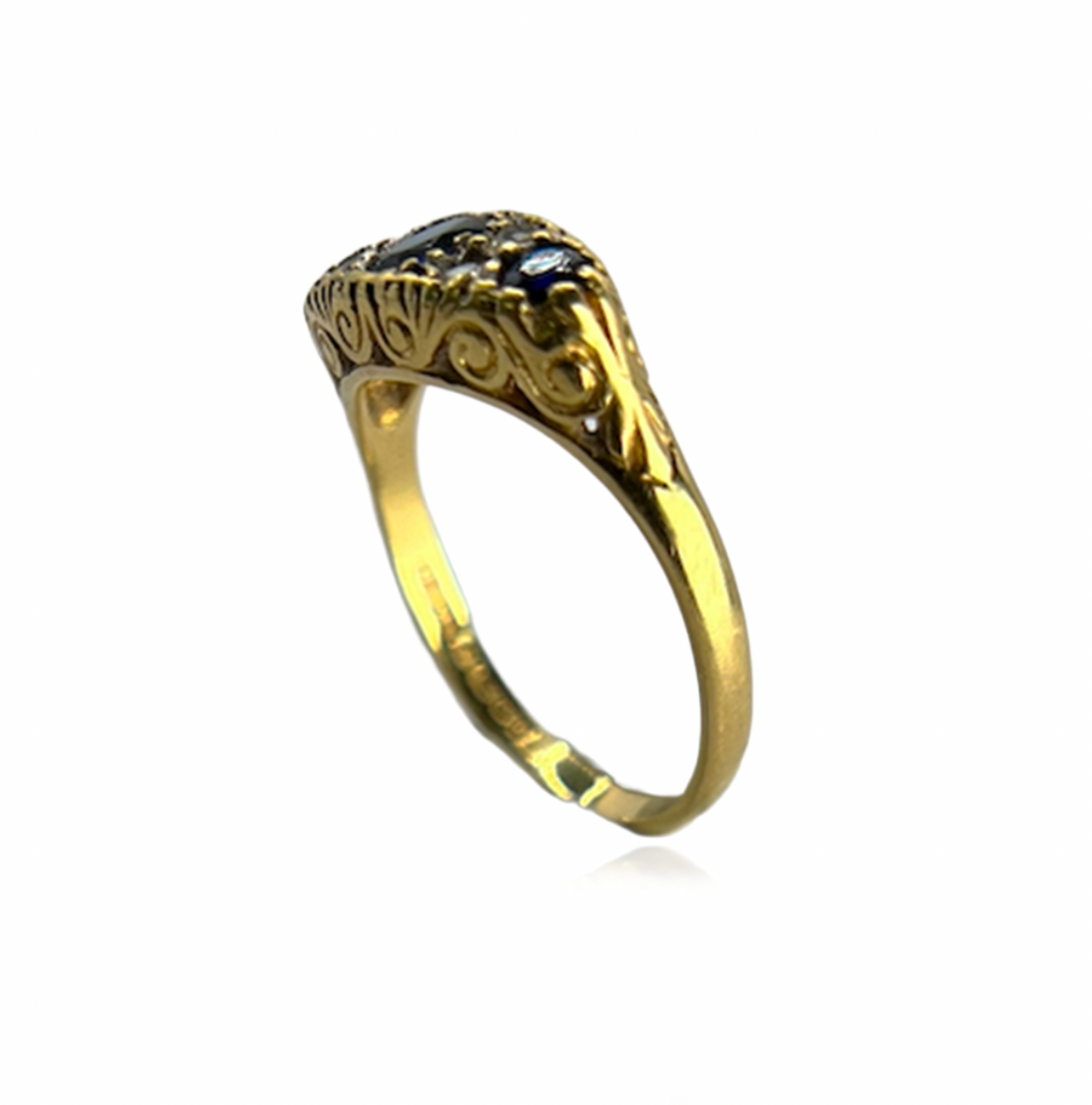 Ceylon Sapphire and Diamond Ring